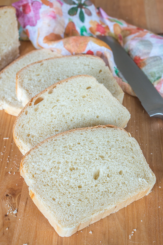 With a glossy golden crust and creamy white interior, this Classic Sandwich Bread is tender and silky yet sturdy enough for piling high with cold cuts, veggies, and spreads or grilling with your favorite cheese.