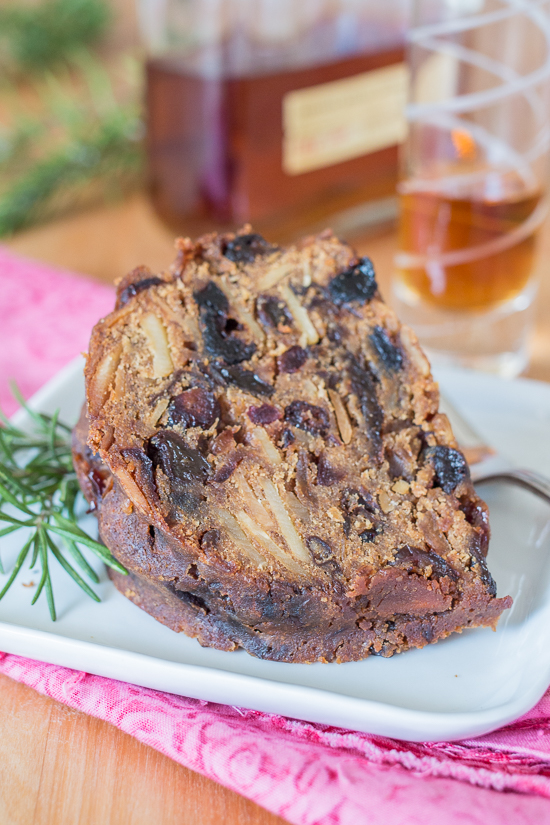 Dried fruit and sliced almonds give this Holiday Fruit Cake amazing flavor and texture. With its warm spices and a delightfully boozy bourbon backdrop, this take on fruit cake will add magic and merriment to your holiday season. 