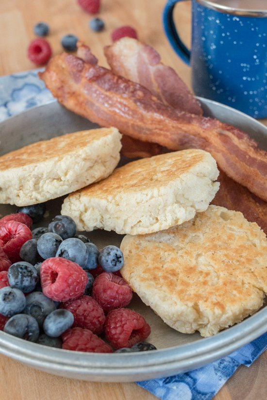 Lightly crisped on the outside, tender and delicate on inside, these rich, buttery Stovetop Biscuits make an incredible addition to almost any meal.