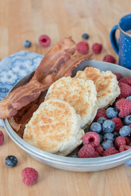 Lightly crisped on the outside, tender and delicate on inside, these rich, buttery Stovetop Biscuits make an incredible addition to almost any meal.