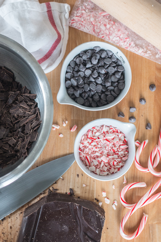 With crushed candy canes both inside and out, these rich, decadent Chocolate Peppermint Cookies add festive color and flavor to the holiday season! 