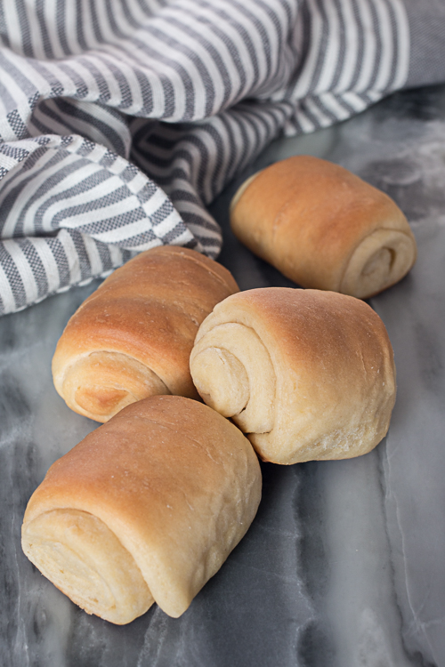 With butter mixed into the dough, butter spread over the dough during shaping, and butter slathered on top straight from the oven, these Buttery Spiral Rolls certainly earn their name. In addition to their richness, they’re fluffy, tender, and so satisfying to unroll while eating. 