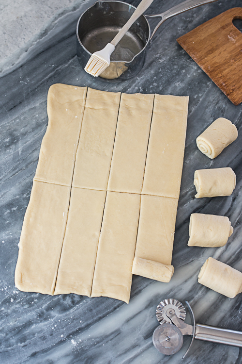 With butter mixed into the dough, butter spread over the dough during shaping, and butter slathered on top straight from the oven, these Buttery Spiral Rolls certainly earn their name. In addition to their richness, they’re fluffy, tender, and so satisfying to unroll while eating. 