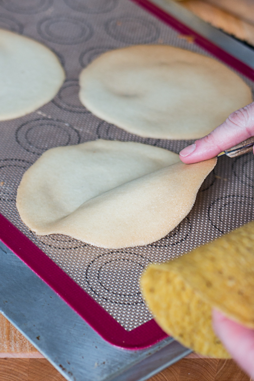 These remarkably realistic-looking Dessert Tacos feature crisp cookie shells loaded with crumbled gingerbread 