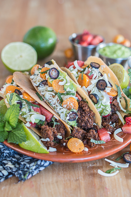 These remarkably realistic-looking Dessert Tacos feature crisp cookie shells loaded with crumbled gingerbread 