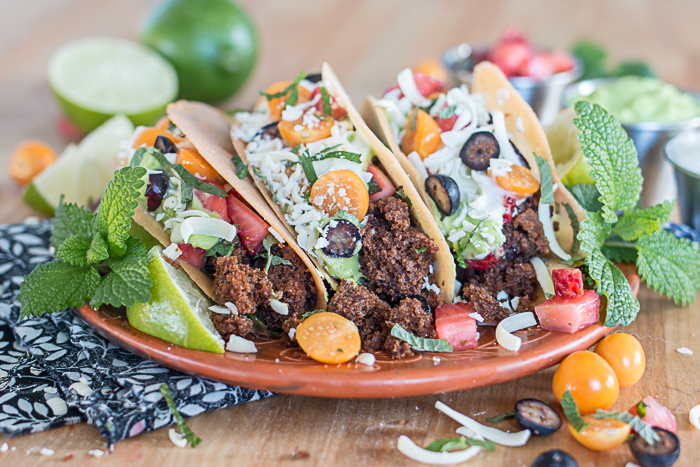 These remarkably realistic-looking Dessert Tacos feature crisp cookie shells loaded with crumbled gingerbread 