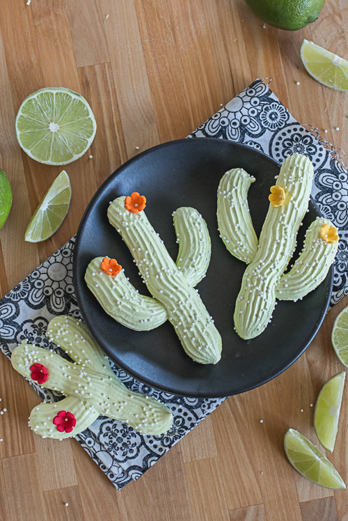 Flavored with lime juice and zest, these whimsical Cactus Meringues deliver a light, crisp texture with every sweet, addictive bite. 