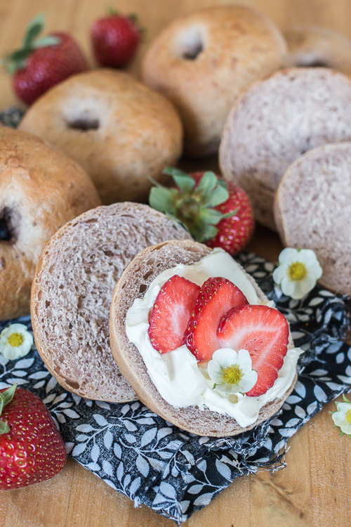 With a pale pink hue and delicate berry flavor, these easy-to-make Strawberry Bagels add flair to breakfast or snack-time. 