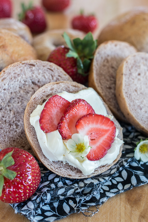 With a pale pink hue and delicate berry flavor, these easy-to-make Strawberry Bagels add flair to breakfast or snack-time. 