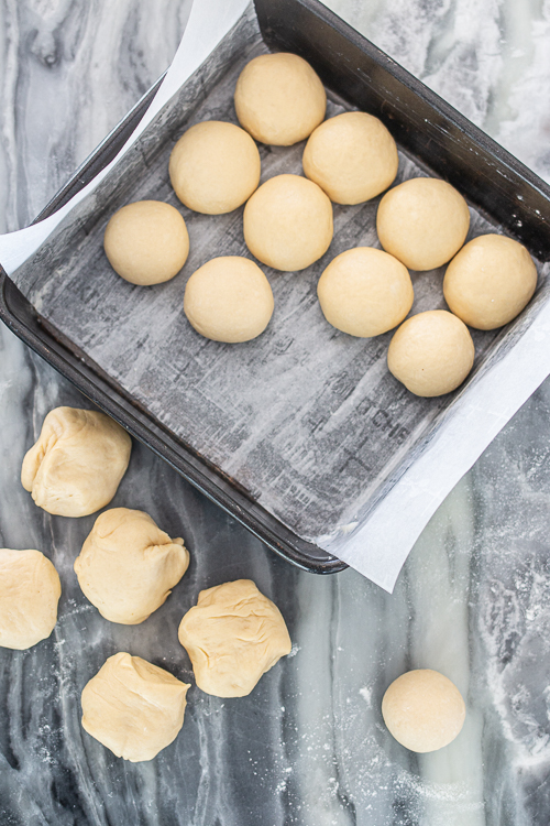 Rich, buttery, and pillowy-soft, these Apple Cider Pull-Apart Rolls make a satisfying addition to any dinner spread. They're perfect for sliders, too!