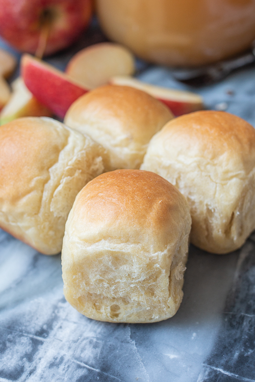 Rich, buttery, and pillowy-soft, these Apple Cider Pull-Apart Rolls make a satisfying addition to any dinner spread. They're perfect for sliders, too!