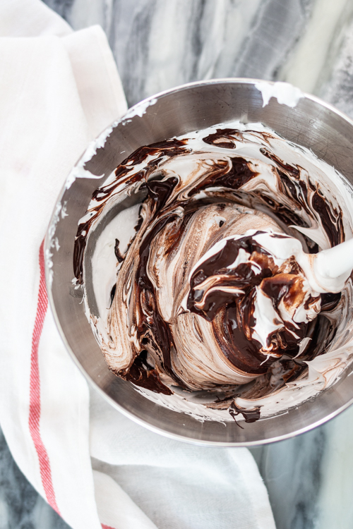 With crisp, crunchy exteriors and gooey, soft centers, these Chocolate Meringue Cookies deliver rich chocolate flavor with an impossibly light and airy texture.