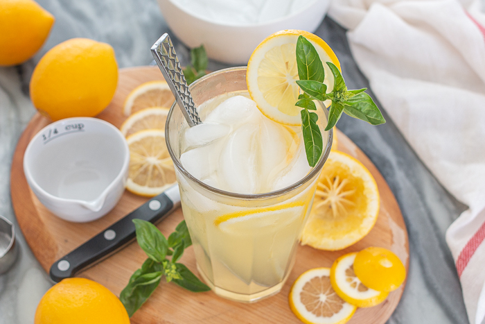 Sweet and tart with a hint-of-vanilla, this cool, refreshing Single-Serving Vanilla Lemonade is ready in minutes. 
