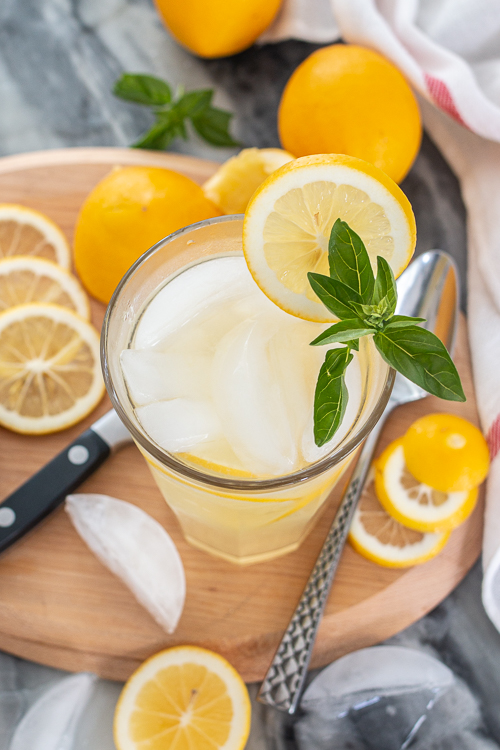 Sweet and tart with a hint-of-vanilla, this cool, refreshing Single-Serving Vanilla Lemonade is ready in minutes. 