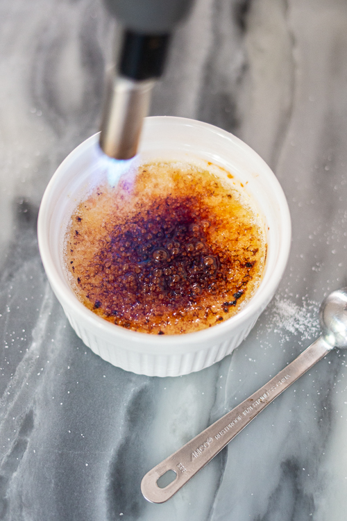 Meyer Lemon Crème Brûlée With its thin, crisp layer of caramelized sugar and a rich, luscious lemon custard, this Meyer Lemon Crème Brûlée is surprisingly simple to make.