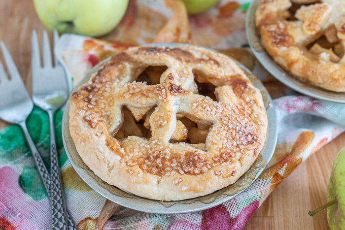 Maple syrup-sweetened and cinnamon-infused, these Personal Apple Pies serve up all the goodness of homemade apple pie in petite, single-serve packaging. 