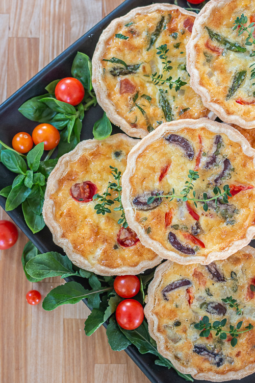 Mini Quiche Meal Bar With endless filling options, this Mini Quiche Meal Bar offers delicious flavor combinations that will satisfy even the pickiest eaters.