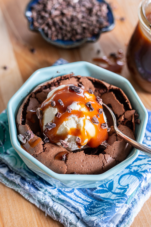 Deceptively simple and endlessly versatile, these indulgent Bittersweet Chocolate Cakes contain just five basic ingredients and can be ready in about 40 minutes.