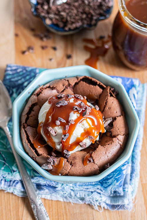 Deceptively simple and endlessly versatile, these indulgent Bittersweet Chocolate Cakes contain just five basic ingredients and can be ready in about 40 minutes.